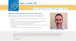 Desktop Screenshot of petersteindc.com